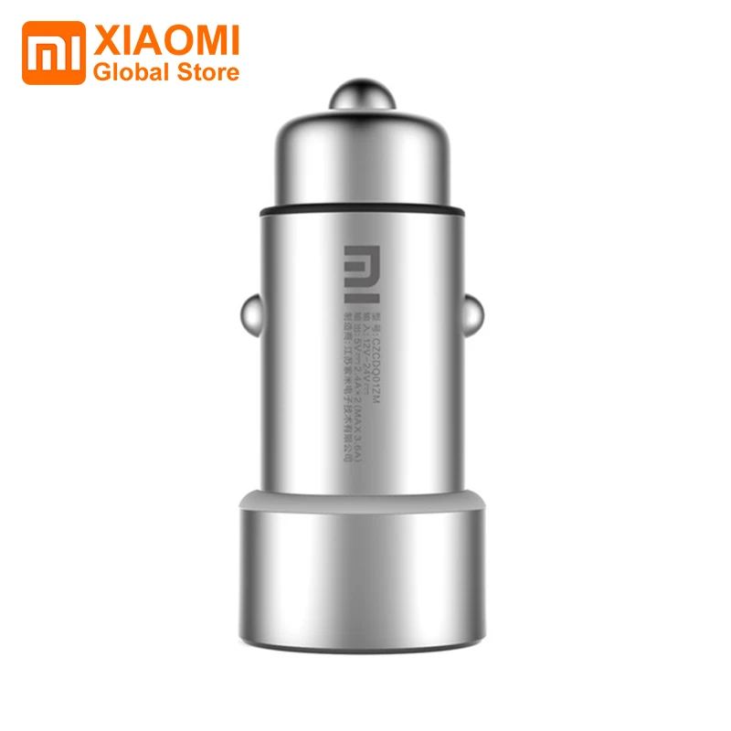 Оригинальное автомобильное зарядное устройство Xiaomi Mi быстрая зарядка версия QC3.0