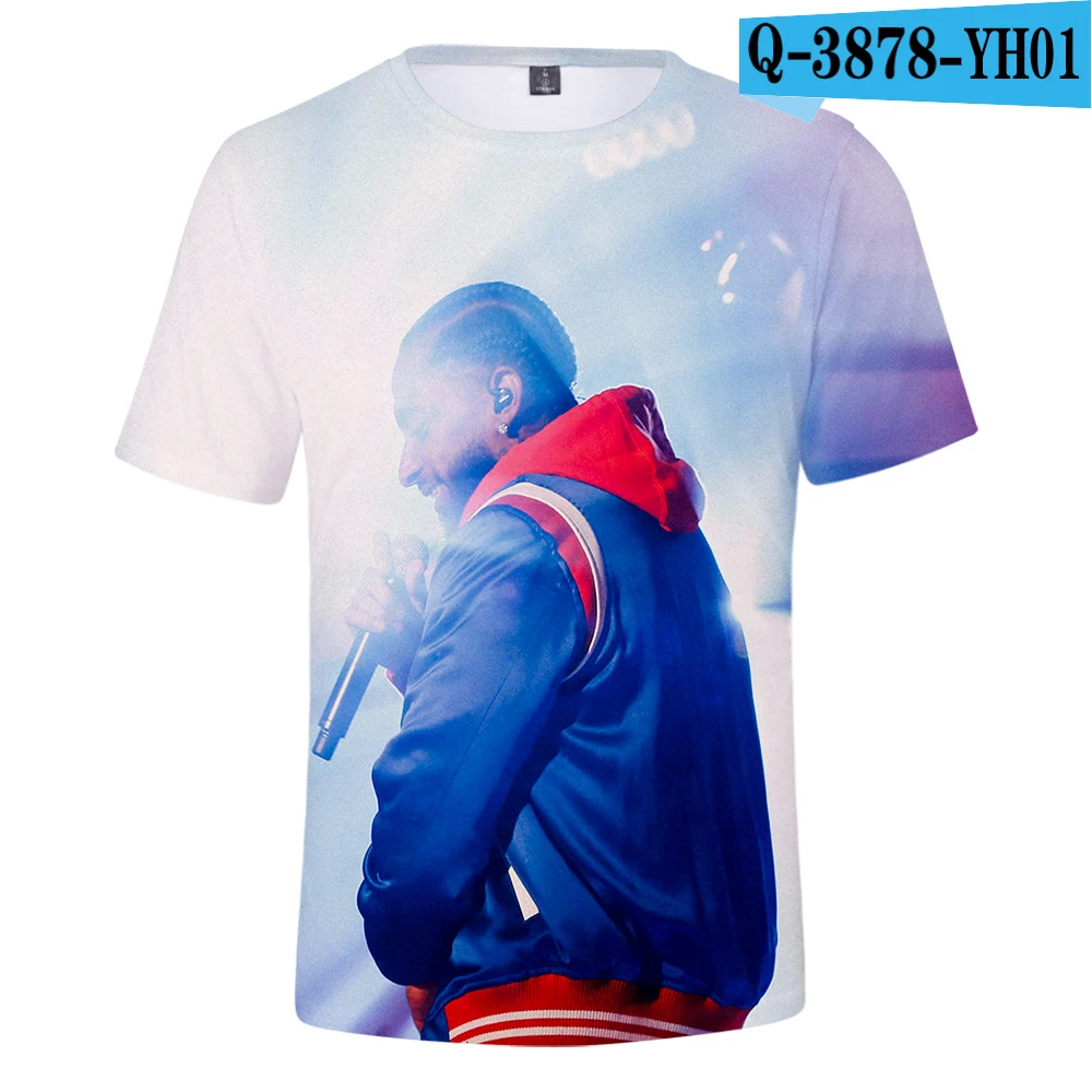 Nipsey Hussle/Детские футболки с 3D принтом летние футболки с короткими рукавами для мужчин и женщин Лидер продаж, повседневная уличная детская футболка - Цвет: Лаванда