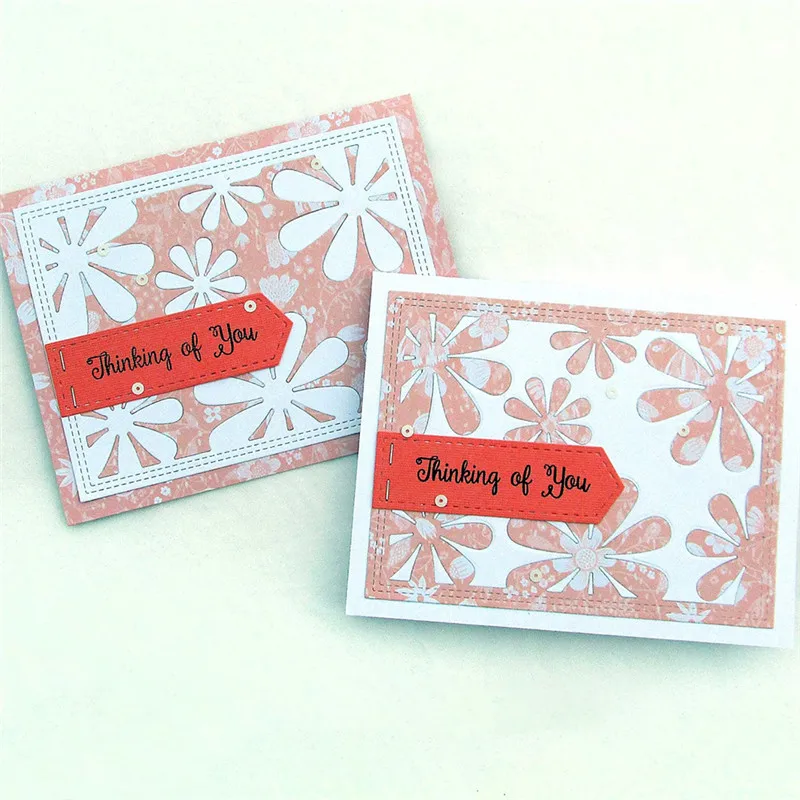 

YaMinSanNiO Tag Metal Cutting Dies for Craft Dies Scrapbooking Embossing Die Cut Card Making Metal Cutting Dies Decor