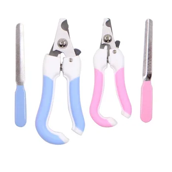

New Pet Dog Cat Nail Clipper Cutter Stainless Steel Grooming Scissors Clippers Claw Nail Scissor with Lock Grinding knife WLYANG