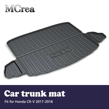 

MCrea Car Rear Trunk Mat Cargo Liner For Honda CR-V CR V 2017 2018 5th Luggage Boot Tray Carpet Anti Kick Floor Mat Accessories