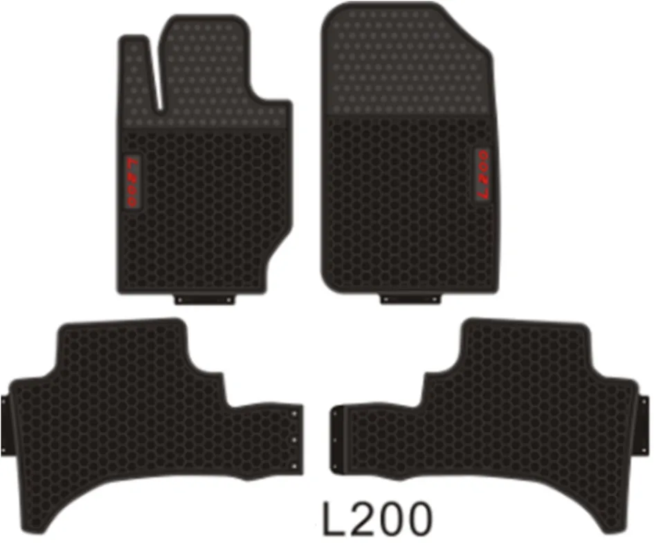 Специальные ковры без запаха водонепроницаемые резиновые автомобильные коврики для Mitsubishi Pajero V73 V93 V97 L200 Lancer