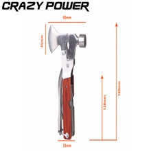 CRAZY POWER Adjustable Wrench Jaw+Screwdriver+Pliers+Knife Multi Tool Set Survival Gear Hand tool set for Universal