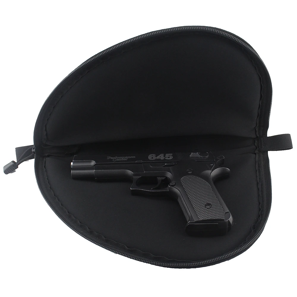 

Sponge Lining Pistol Rug Soft Pistol Zipper Storage Case fits Subcompact to Medium Handguns