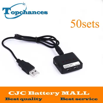 

50PCS High Quality New DC5V 1S RC Lithium LiPo Battery Compact Balance Charger for RC Helicopter free shipping