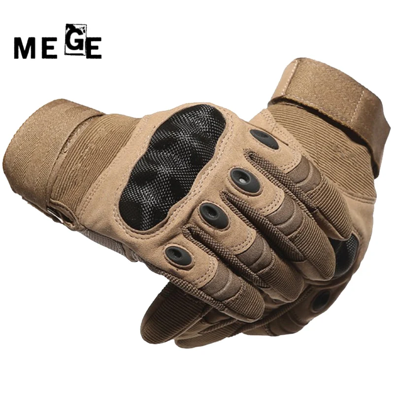 MEGE, уличные тактические перчатки, полный палец, мужские перчатки, для пеших прогулок, езды на велосипеде, военные Защитные защитные перчатки, размер S-3XL