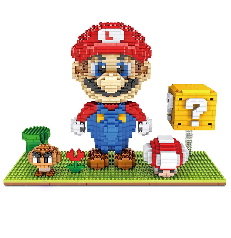 

Mario building block two color choose box package blocks toy 2000pcs