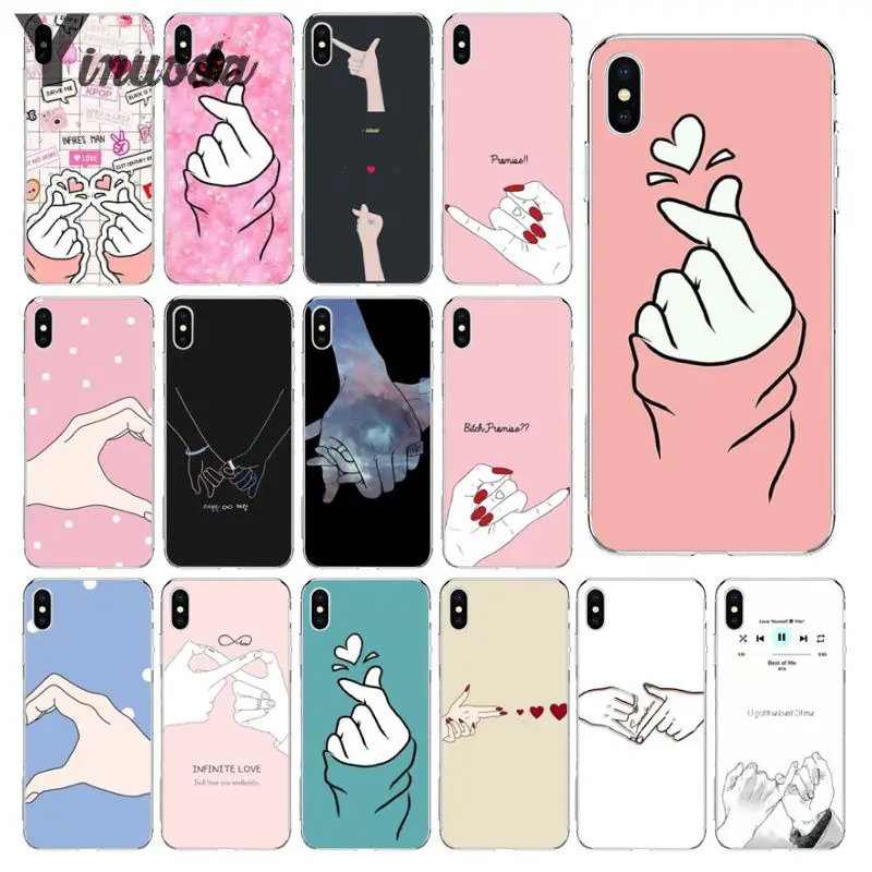 Yinuoda EXO kpop Черный Белый ТПУ силиконовый чехол для телефона Apple iPhone 8 7 6 6S Plus X XS MAX 5 5S SE