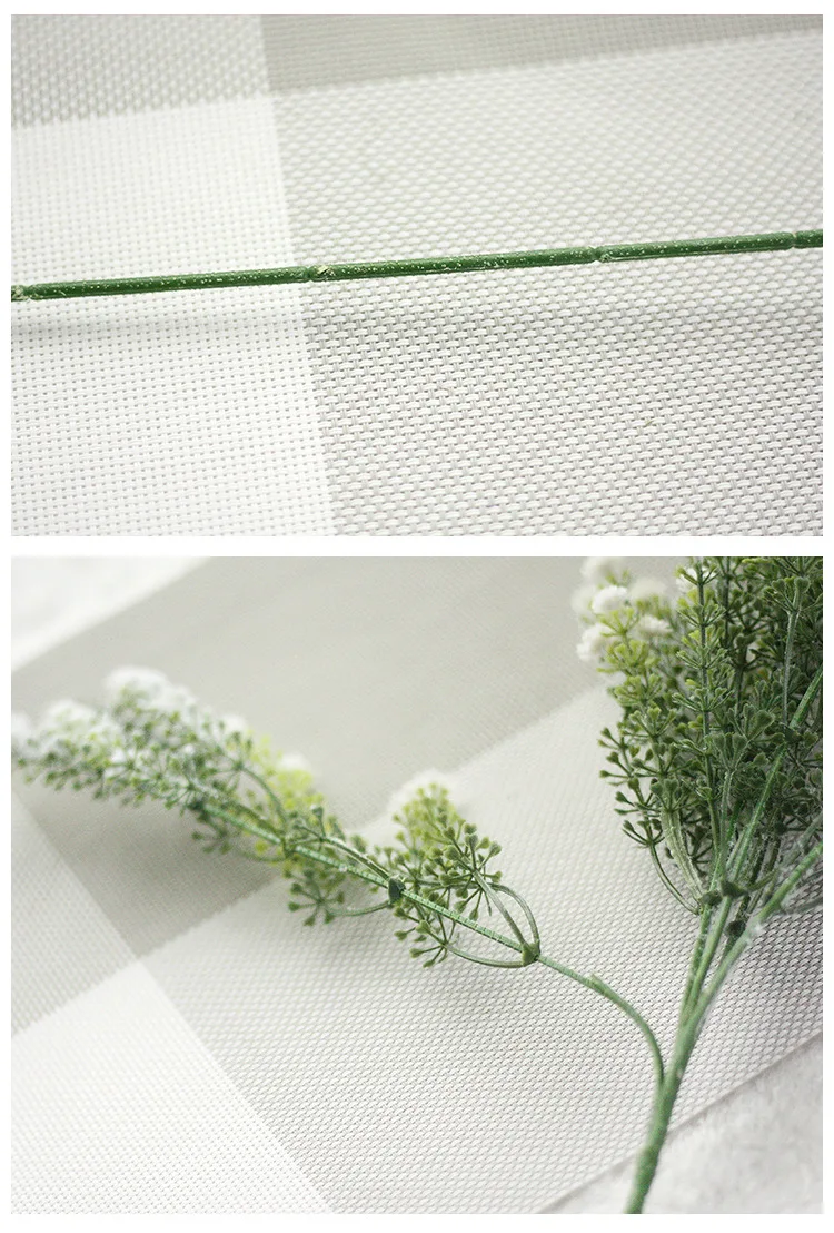 Flone Artificial Gypsophila Simulation Flowers Branch False Baby's Breath Gypsophila For Wedding Party Birthday DIY Decoration  (5)