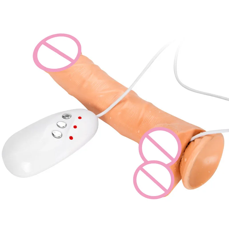 Huge suction cup dildo vibrator heating dildo realistic male artificial penis clitoris stimulator heated dildos for women