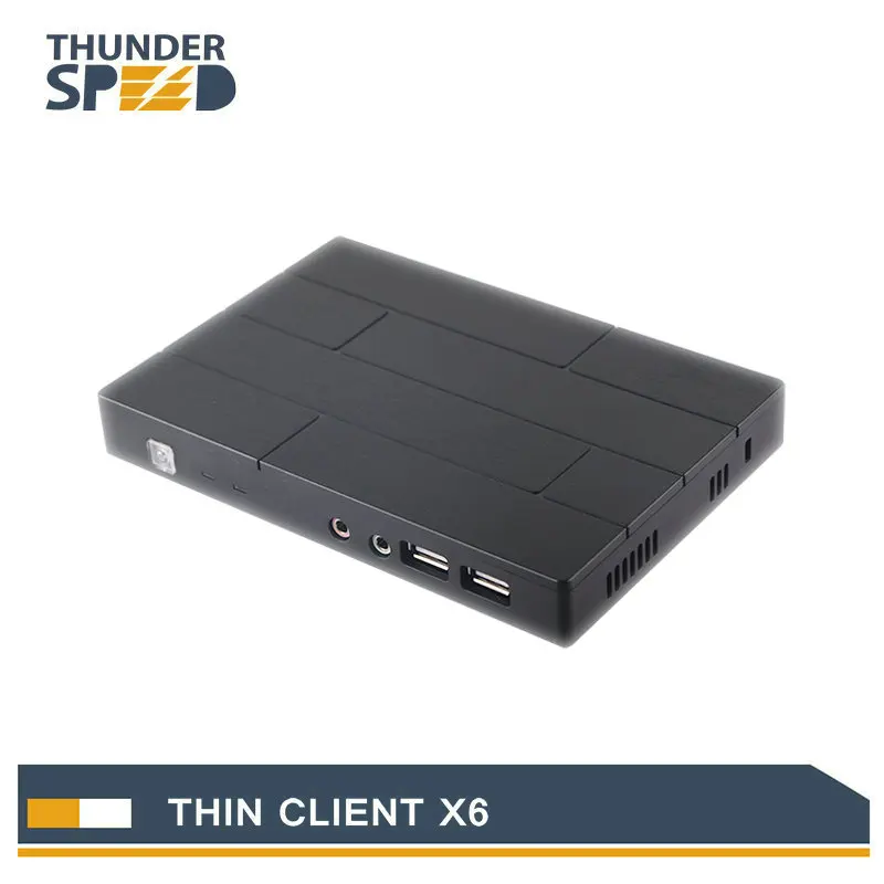

Newest Thin Client X6 Linux Embedded 1080P 1G RAM 8G FLASH RDP 8.0 Mini Computer Vnopn Management Software for School Use