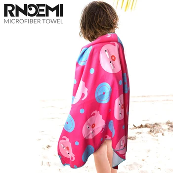 

Children Swimming Towel Water Absorption Quick Dry Swimming Towel Boys Girls Travel Outdoor Lovely Cartoon Beach Towel Soft B6T