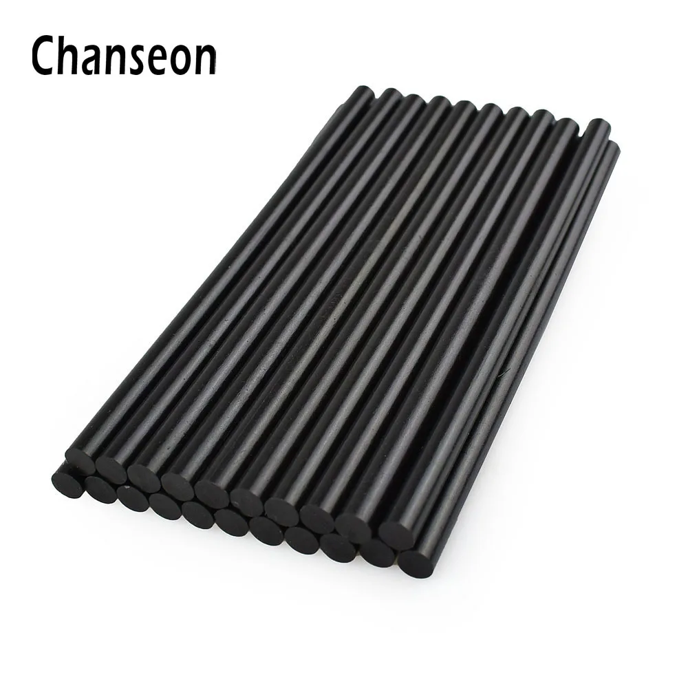 Chanseon Glue Gun Accessories Sticks Adhesive DIY Repair Tools 20 pcs lot 7mm 150mm Black Hot