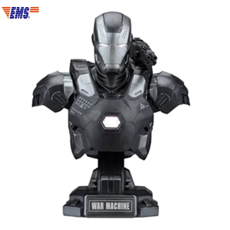 

Avengers:Infinity War Superhero War Machine 1/2 Half-Length Portrait Resin Statue Action Figure Collection Model Toy X582