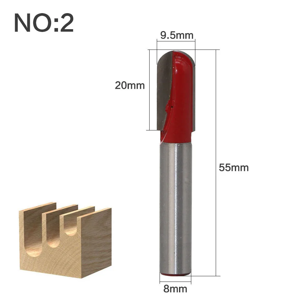 1 шт., 8 мм хвостовик, длинное лезвие, круглый нос, деревообрабатывающее долото, долготающее ядро, коробка, резак для дерева, фрезы для дерева, дешевая цена