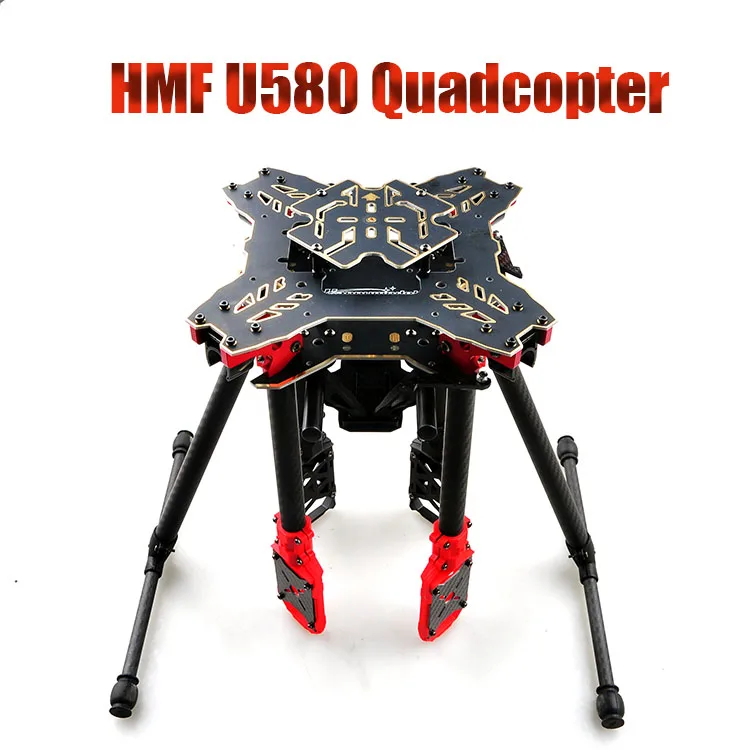 

F11066 HMF U580 Totem Series RC Quadcopter Frame 4 Axle Foldable Rack Carbon Umbrella FPV Landing Gear Gimbal Mount Tube + FS