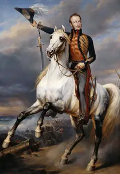 

Old Master-Art Antique Oil Painting Portrait aga horse on Canvas #free shipping