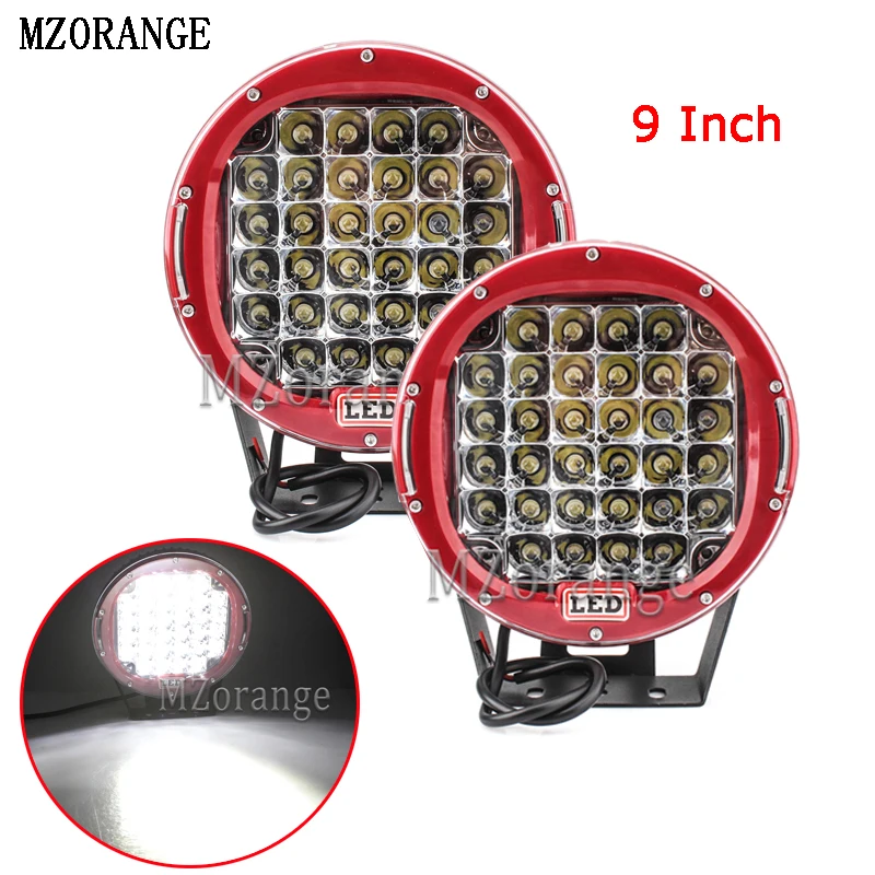 

MZORANGE 1pcs 9" 96w 32LED Work Light Bar Spot Flood Offroad LED Light Bar For 4WD 4x4 Truck Trailer SUV ATV Boat 12/24v LED Bar