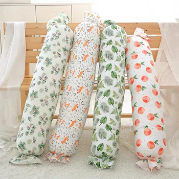 

1Pcs 130cm Summer Nordic Style Candy Shape Pillow Plush Toy Sofa Cushion Flamingo Pattern Filling Toy Children Toys Home Decorat