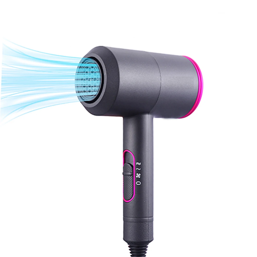 

1PCs Hair Dryer Professional Hair Dryer High Power Styling Tools Blow Dryer Hot Cold Wind Infrared Low Noise Compact Blow Dryer