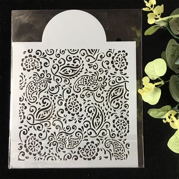 

1Pcs 5.9" Flourish DIY Layering Stencils Wall Painting Scrapbook Coloring Embossing Album Decorative Paper Card Template