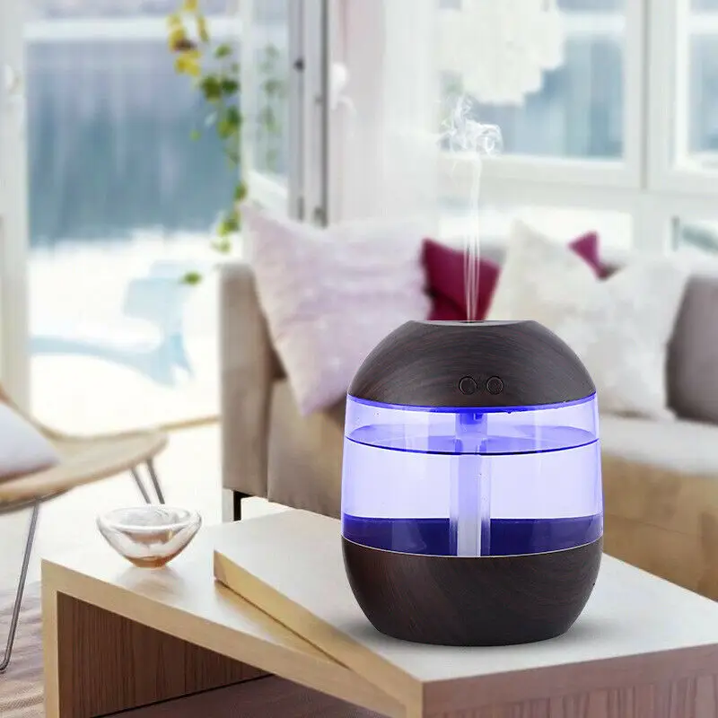 

New 700ml Ultrasonic Humidifier USB Essential oil Diffuser with LED Light Aroma Air