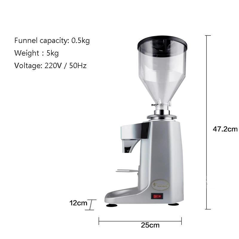 Коммерческая кофемолка бытовая электрическая итальянская количественная шлифовальная машина 220 В/250 Вт Профессиональная Кофемашина SD-921L