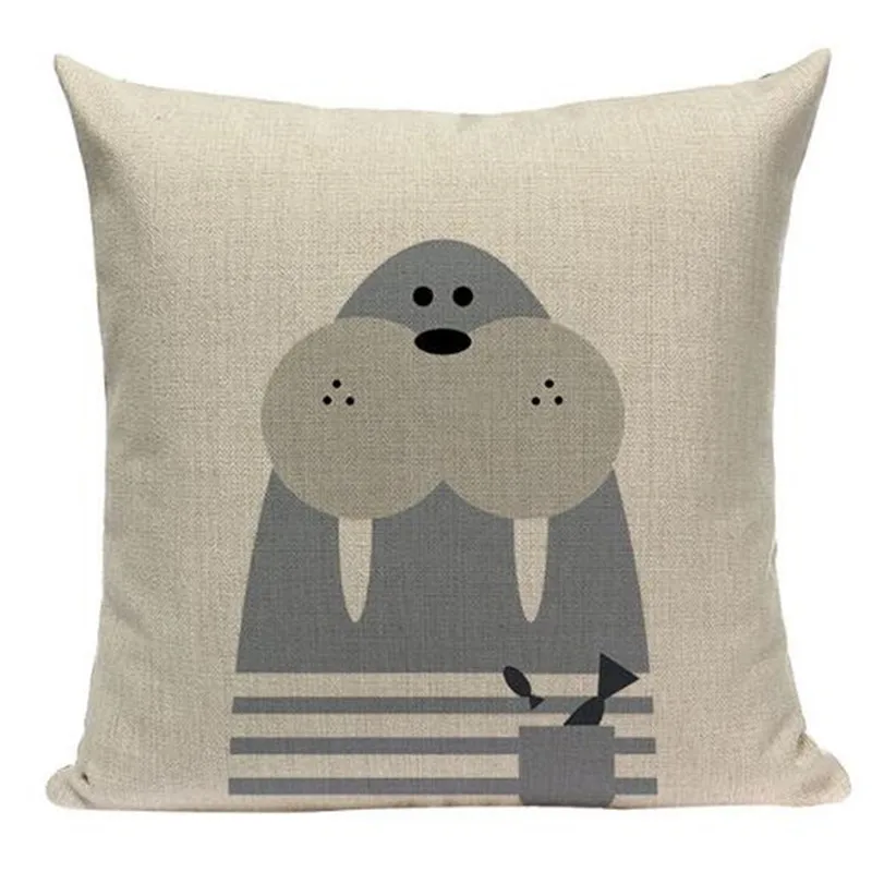 صور الكرتون لطيف غطاء الوسادة الكتان القطن مزيج المنزل كنبة مكتب الحيوانات Kawaii مربع كيس وسادة الزخرفية المخدة صور الكرتون لطيف غطاء الوسادة الكتان القطن مزيج المنزل كنبة مكتب الحيوانات Kawaii مربع كيس وسادة الزخرفية المخدة