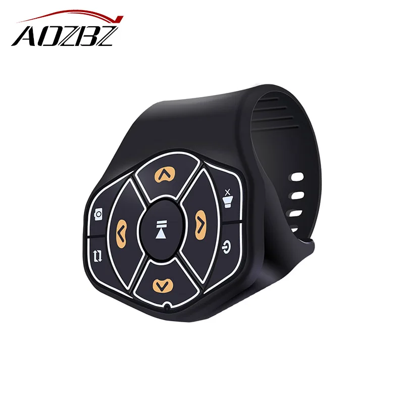 

Wireless Bluetooth Steering Wheel Remote Controller Media Button Remote Control Multimedia MP3 Music Play for Android iOS