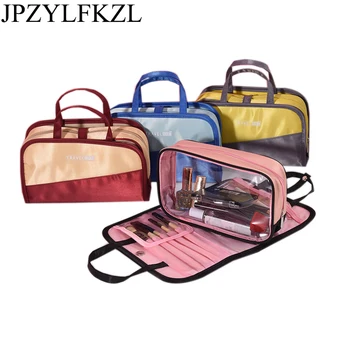 

Ladies Travel Women Make up Makeup Organizer Bag Cosmetic Bag Toiletry Travel Kits beautician Storage bag large capacity