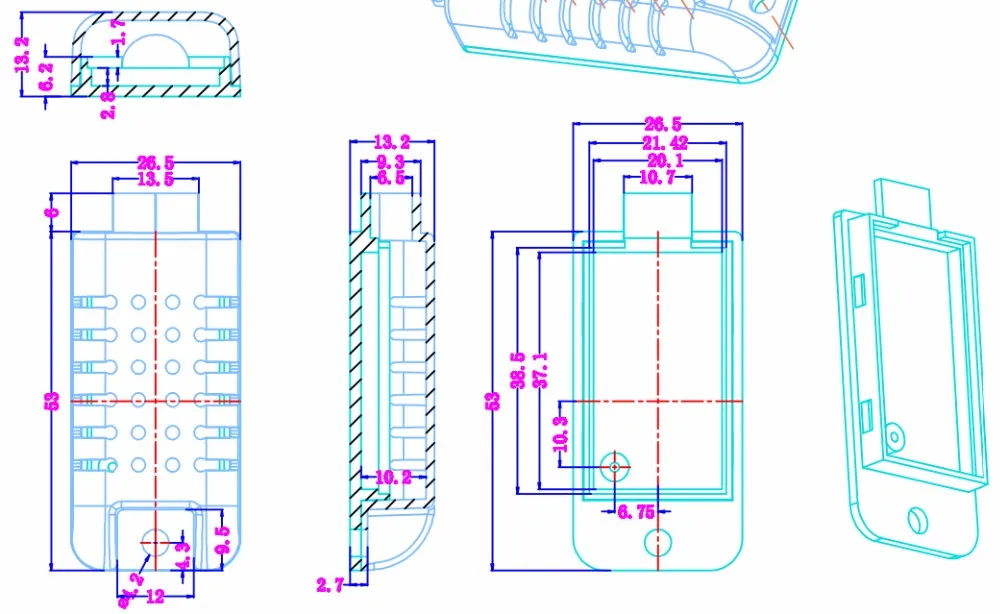 plastic enclosure for electronics plastic case plastic box for electronic project szomk china enclosure market humity control project box  (14)