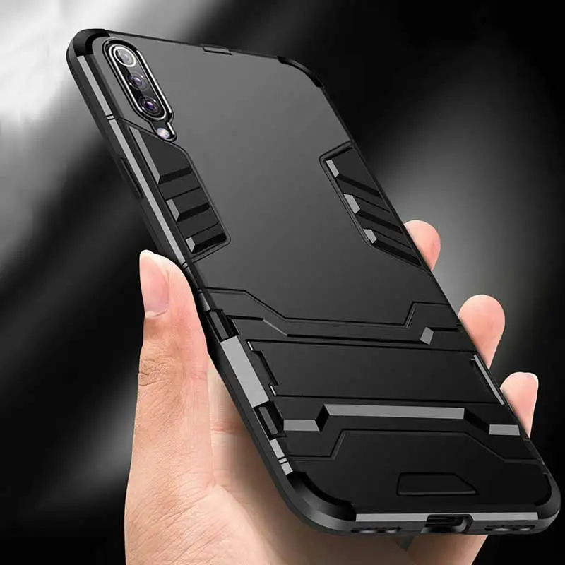 Keajor Case For Samsung A50 Case Shockproof TPU+PC Hard Plastic with Stand Dual Hybrid Back Cover Case For Samsung A30 A50