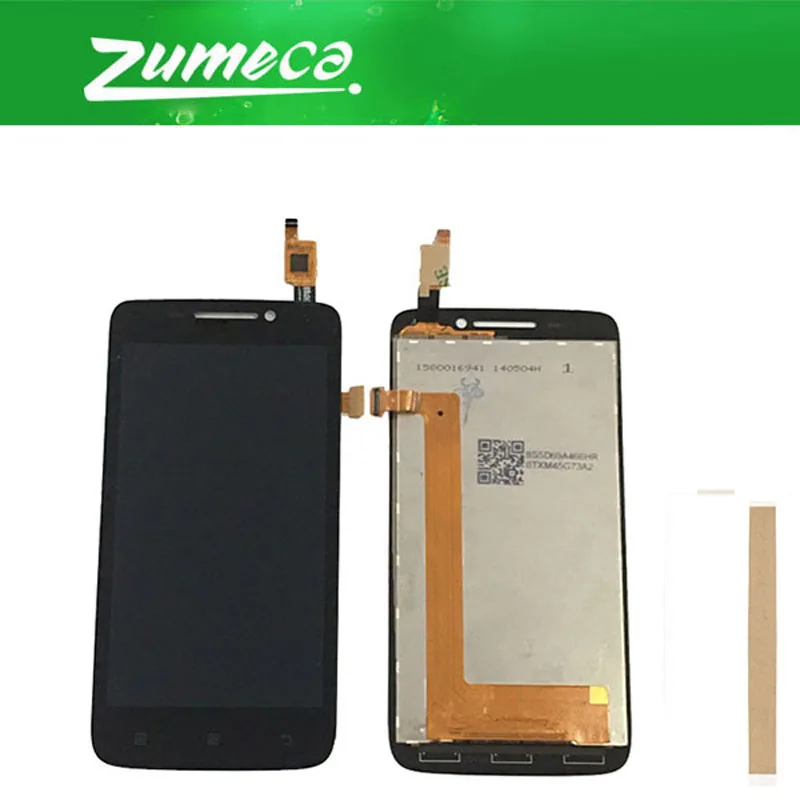 

High Quality 4.7 Inch For Lenovo 650 Lenovo S650 LCD Display Screen+Touch Screen Digitizer Assembly Black White Color With tape