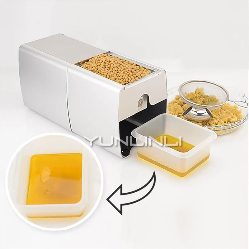 

Automatic Oil Press Machine Cold & Hot Olive Peanut Oil Presser Expeller Houshold High Extractor Electric Presser Equipment For