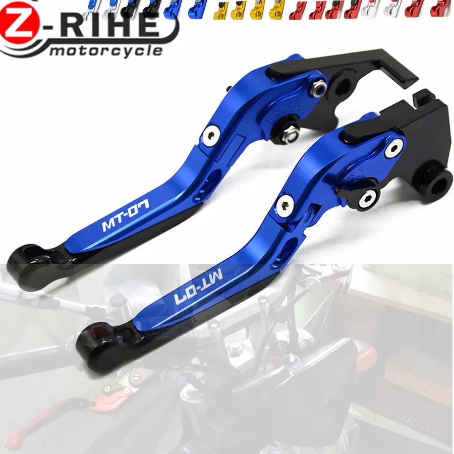 For YAMAHA MT-07 FZ-07 2014-2017 MT 07 FZ 07 MT07 Motorcycle Accessories Adjustable Folding Extendable Brake Clutch Levers