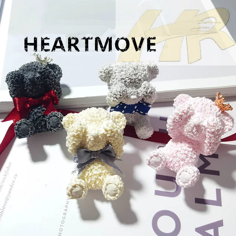 HEARTMOVE Sugarcraft Милая силиконовая форма «Медведь» крышка лицо Рот Ухо помадка плесень Торт украшения инструменты форма для шоколадной мастики