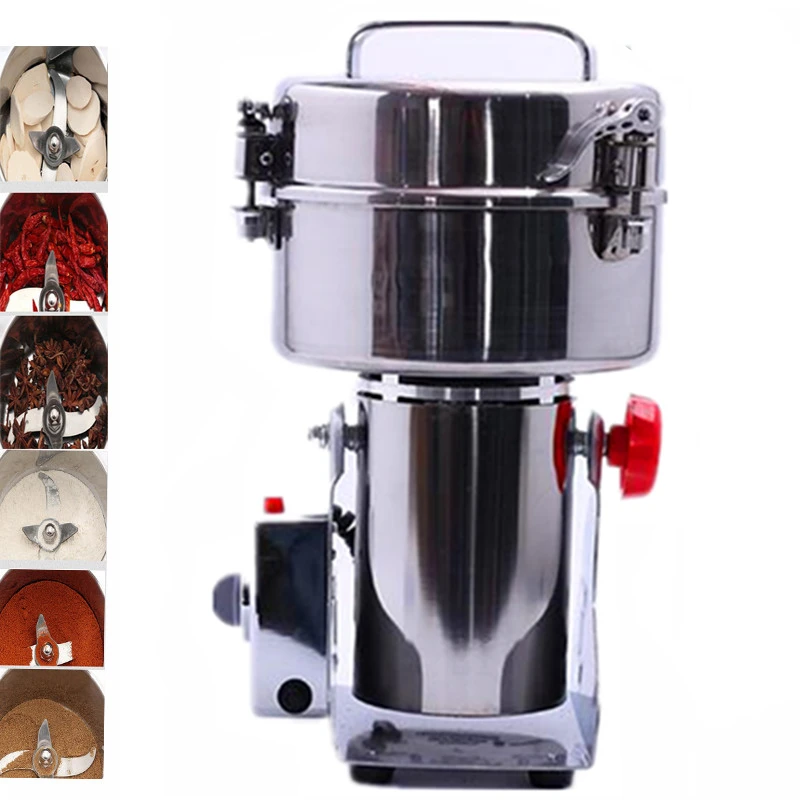 Home Use Swing Type Stainless Steel Medicine Grinder Electric Mill Small Household Spice Grinder