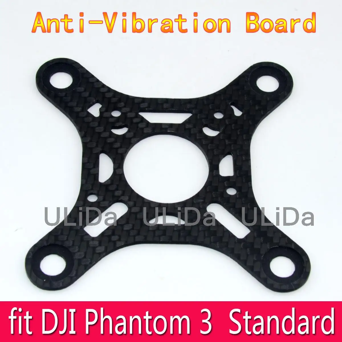 New 3K Full Carbon Gimbal Damping Plate Board for DJI Phantom 3 Standard