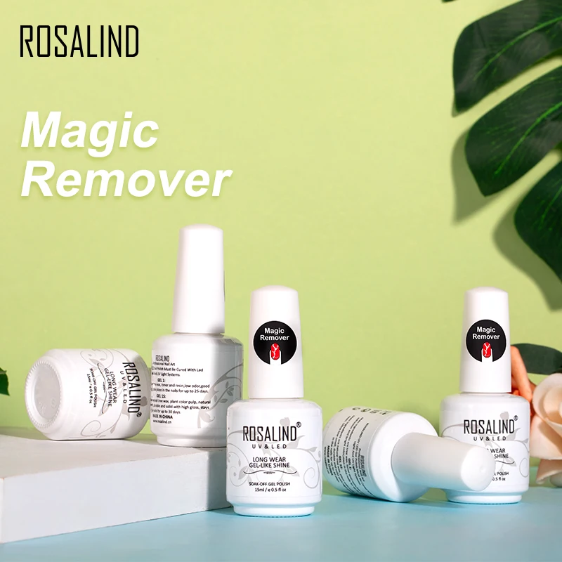

ROSALIND 15ml Magic Nail Polish Gel Remover Manicure Nail art Manicure tools Lacquer Convenience Remover