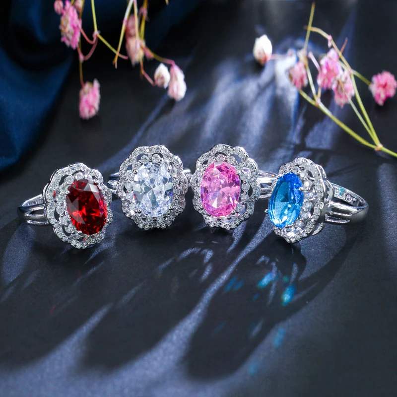 Earrings Necklace Ring Set