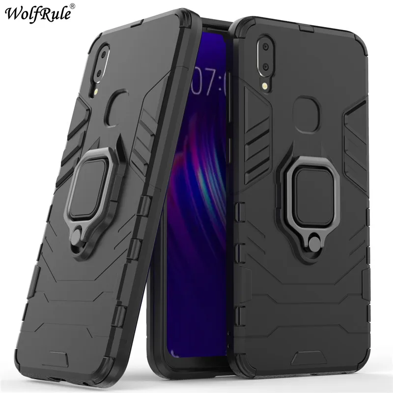 Чехол ViVo V11i чехол WolfRule PC &amp кольцо из ТПУ держатель Броня Бампер защитный задний