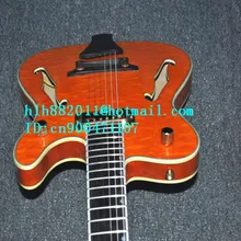 Большой Джон 6 Строки полая электрогитара в orange Сделано в Китае LL31