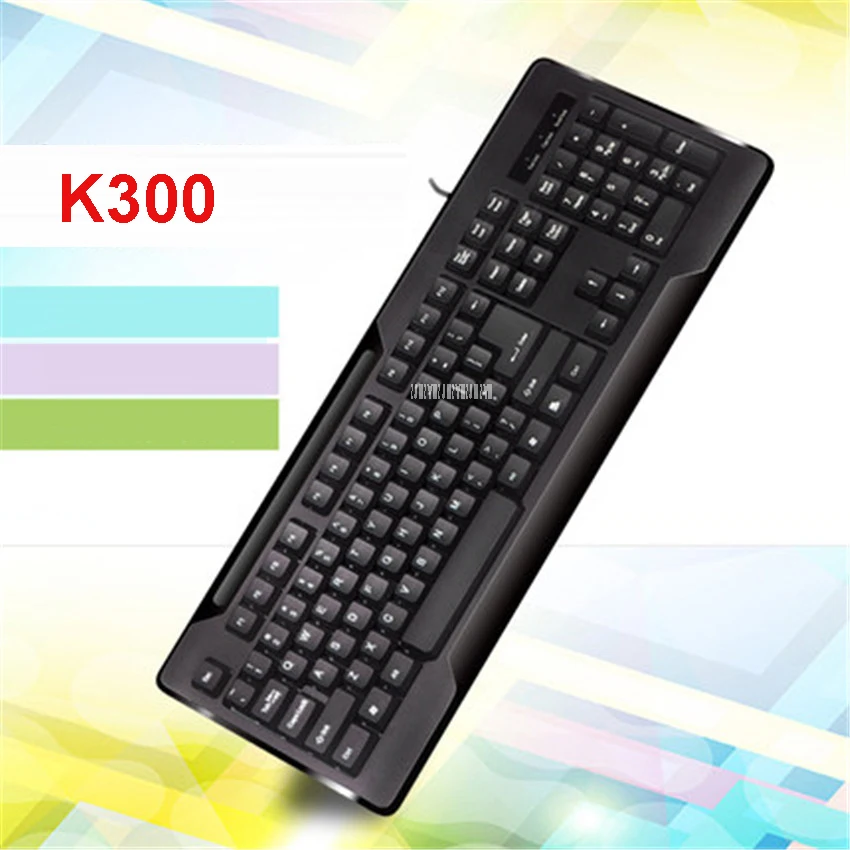 Клавиатура K300 Проводная USB 104 клавиш стандартная|waterproof computer keyboard|computer keyboardkeyboard wired