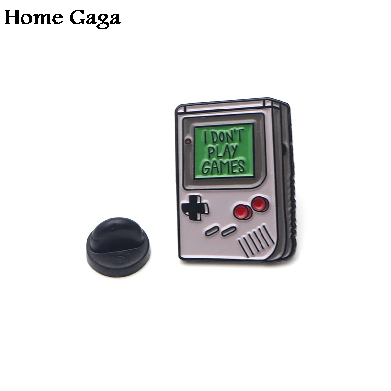 Homegaga игра мальчик advance металлические цинковые эмалированные булавки трендовая медаль para рюкзак рубашка одежда сумка броши значок для мужчин женщин D1785