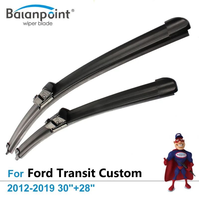 Wiper Blades for Ford Transit Custom 2012-2019 30&quot+28&quot set of 2 Frameless Blade | Автомобили и мотоциклы