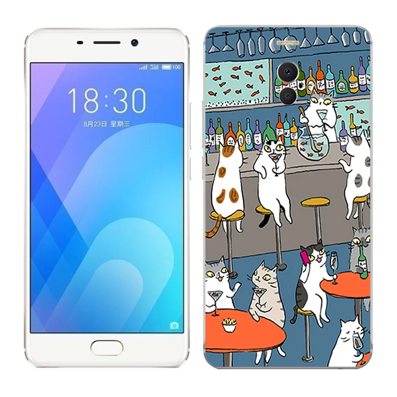 For Meizu X8 16X Case Soft TPU Capas Fashion Painted Back Cover on For Meizu M2 M3 M5 M6 Note Phone Cases Silicone Bumper Fundas - Цвет: 10