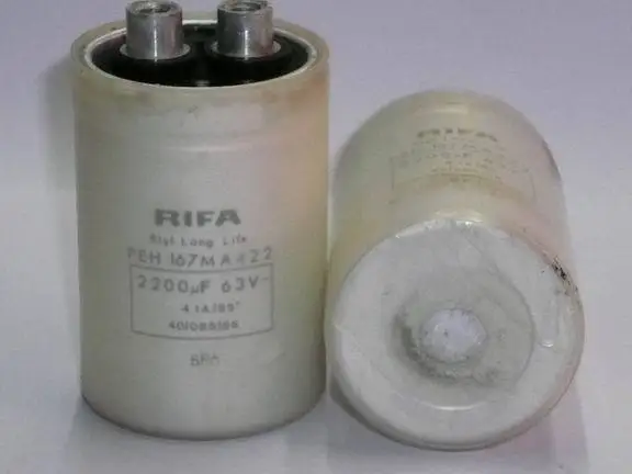 

[SA]RIFA early electrolytic 167 series 2200UF / 63V motorized machine Need--10pcs/lot