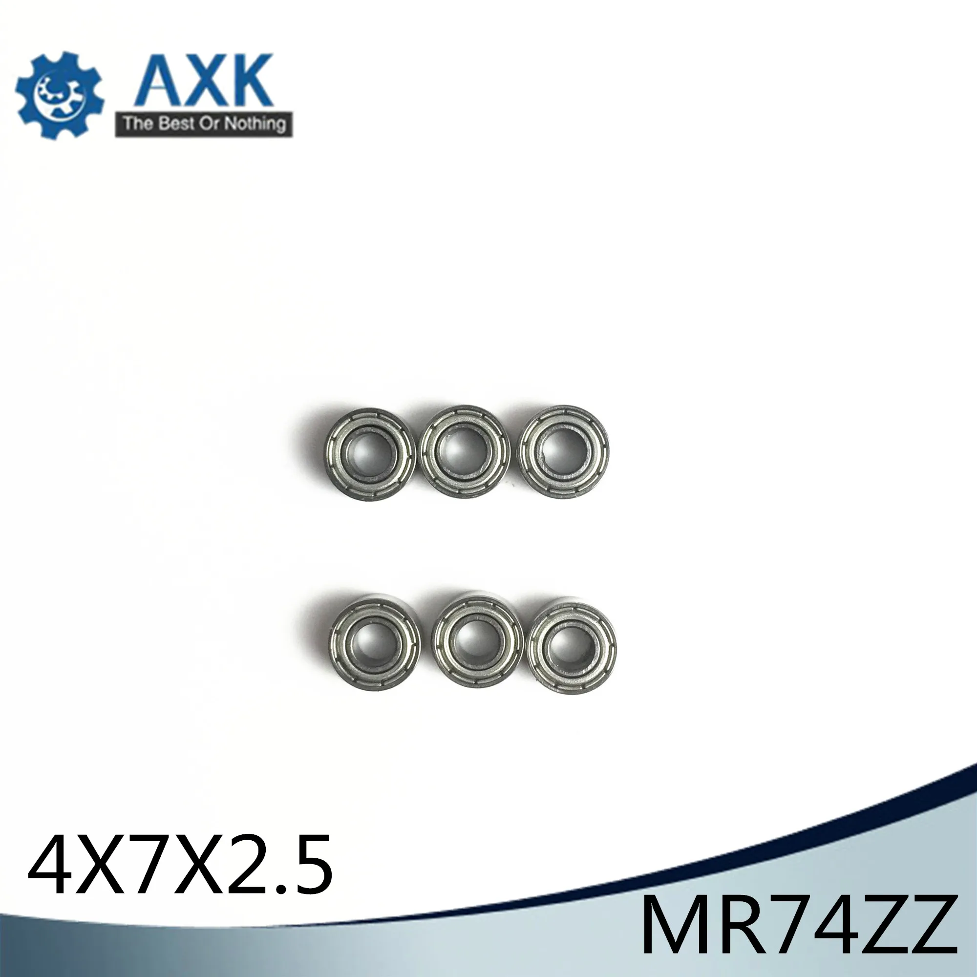 MR74ZZ подшипник флейта (10 шт.) 4x7x2 5 мм миниатюрные MR74 - ZZ Z шарикоподшипники для