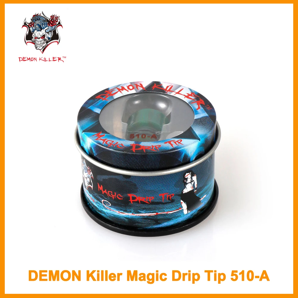 

100% Original Demon Killer Resin 510 Drip Tip For 510 RDA RTA Atomizer 510-A Mouthpiece Electronic Vaporizer