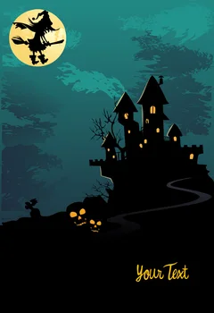 

5x7 Halloween Photography Backdrop Background Cloth Digital Vinyl Photo Background Studio Props Pumpkin Backdrops